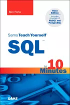 Product cover for Sams Teach Yourself SQL in 10 Minutes