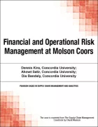 Product cover for Financial and Operational Risk Management at Molson Coors