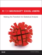 Product cover for R for Microsoft® Excel Users