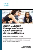 Product cover for CCNP and CCIE Enterprise Core &amp; CCNP Enterprise Advanced Routing Portable Command Guide