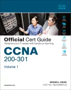 Product cover for CCNA 200-301 Official Cert Guide, Volume 1