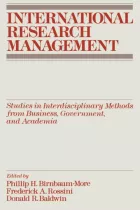 Product cover for International Research Management