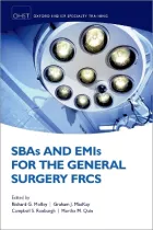 Product cover for SBAs and EMIs for the General Surgery FRCS