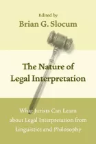 Product cover for Nature of Legal Interpretation