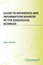Product cover for Guide to Reference and Information Sources in the Zoological Sciences