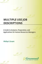 Product cover for Multiple Use Job Descriptions
