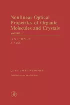 Product cover for Nonlinear Optical Properties of Organic Molecules and Crystals V1