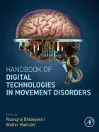 Product cover for Handbook of Digital Technologies in Movement Disorders