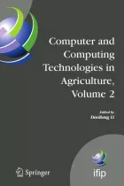 Product cover for Computer and Computing Technologies in Agriculture, Volume II