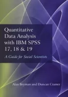 Product cover for Quantitative Data Analysis with IBM SPSS 17, 18 &amp; 19
