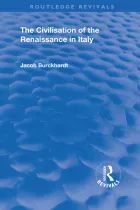 Product cover for The Civilisation of the Period of the Renaissance in Italy