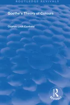 Product cover for Goethe’s Theory of Colours