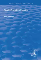 Product cover for Risk in Probation Practice