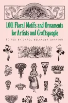 Product cover for 1001 Floral Motifs and Ornaments for Artists and Craftspeople