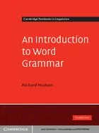 Product cover for An Introduction to Word Grammar