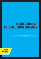 Product cover for Socialization as Cultural Communication