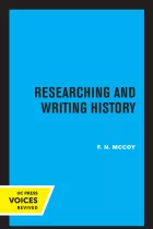 Product cover for Researching and Writing in History