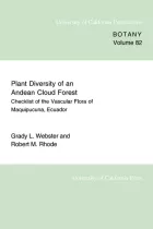 Product cover for Plant Diversity of an Andean Cloud Forest