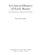 Product cover for A Critical History of Early Rome