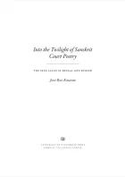 Product cover for Into the Twilight of Sanskrit Court Poetry