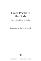 Product cover for Greek Poems to the Gods