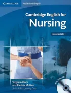 Product cover for Cambridge English for Nursing Intermediate Plus Student&#039;s Book with Audio CDs (2)