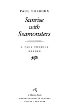 Product cover for Sunrise with Seamonsters