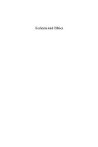 Product cover for Ecclesia and Ethics