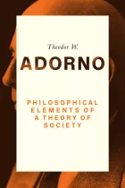 Product cover for Philosophical Elements of a Theory of Society