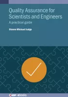 Product cover for Quality Assurance for Scientists and Engineers