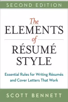 Product cover for Elements of Resume Style
