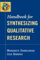 Product cover for Handbook for Synthesizing Qualitative Research
