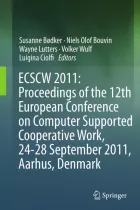 Product cover for  Proceedings of the 12th European Conference on Computer Supported Cooperative Work, 24-28 September 2011, Aarhus Denmark