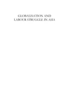 Product cover for Globalisation and Labour Struggle in Asia