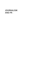 Product cover for Journalism and PR