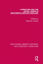 Product cover for Literature and the Social Order in Eighteenth-Century England