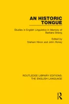 Product cover for An Historic Tongue