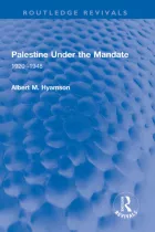 Product cover for Palestine Under the Mandate