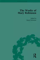 Product cover for The Works of Mary Robinson, Part I Vol 1