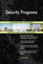 Product cover for Security Programs A Complete Guide - 2024 Edition