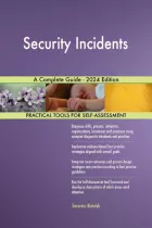 Product cover for Security Incidents A Complete Guide - 2024 Edition