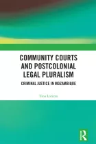 Product cover for Community Courts and Postcolonial Legal Pluralism