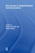 Product cover for Key Issues in Organizational Communication