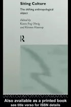 Product cover for Siting Culture