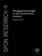 Product cover for Managing Knowledge in the Construction Industry