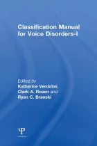 Product cover for Classification Manual for Voice Disorders-I