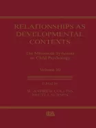 Product cover for Relationships as Developmental Contexts