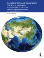 Product cover for Secessionism and Separatism in Europe and Asia