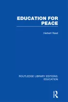 Product cover for Education for Peace (RLE Edu K)