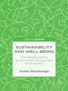 Product cover for Sustainability and Well-Being